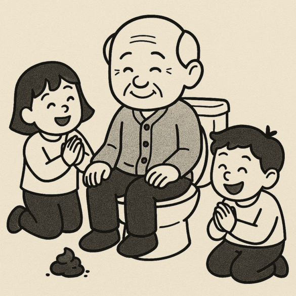 生活中的一切的大小努力，都不會白白浪費的，譬如照顧失智老人，後者開心健康，看護者自然也愉悅。