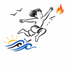 “墜樓輕靈”化爲海子，爲的是擺脫火神的威壓？